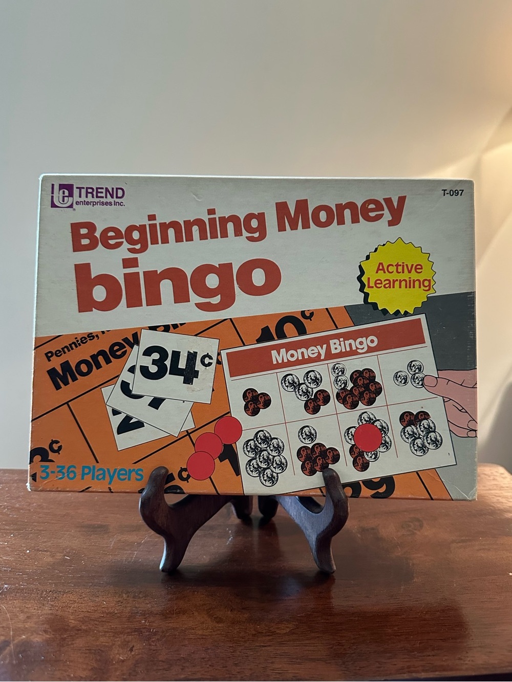 Beginning money bingo • vintage game